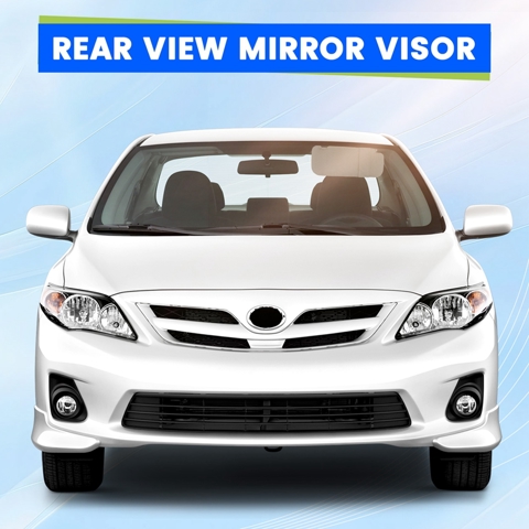 Для Toyota Auris Corolla 2007-2013 Солнцезащитный козырек в салоне автомобиля с зеркальным солнцезащитным козырьком Слева от водителя