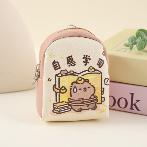 Cartoon coin purse Новый Милый КошелеК С Капибарой В Стиле Ins Мини-рюкзак Студентов Портативная Хранения Сумка Для НаушНиков