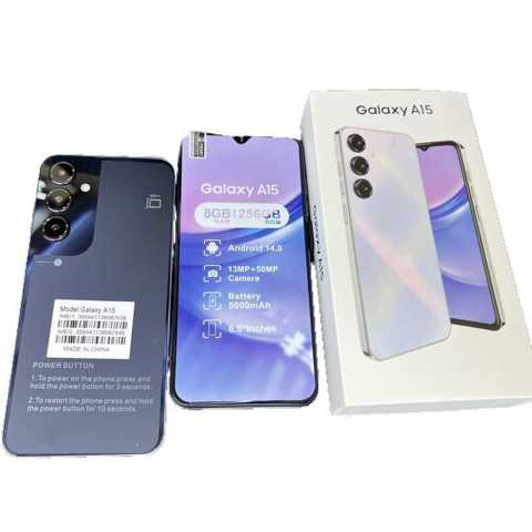 Смартфон Galaxy A15 5G 8ГБ+256ГБ 6.7inch Года Кросс-бордерный Смартфон На Android 14 ОптОвая Продажа