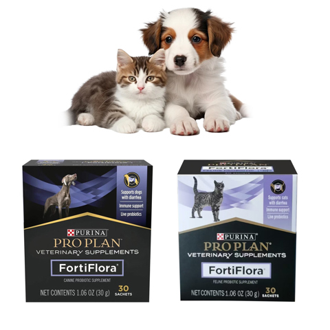 Поддерживайте пищеварение собаки с помощью пробиотика Fortiflora