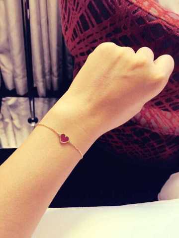 копия 1: 1 Высококачественная реплика браслета Van Cleef & Arpels в форме сердца, оригинального качества, сопоставимая с подлинн