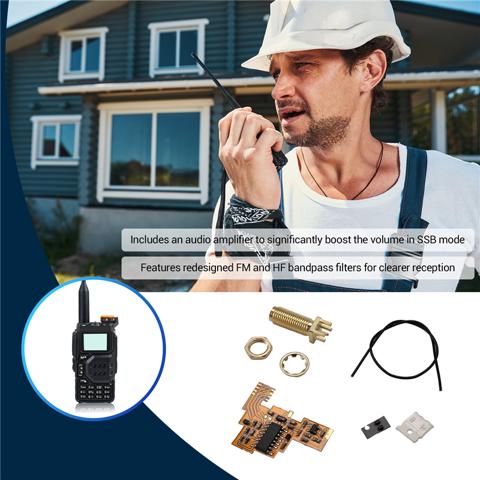 Для Quansheng Uv K5/K6 Установите программную плату SI4732 И Измените Коротковолновый Полнодиапазонный Прием на Однополосный