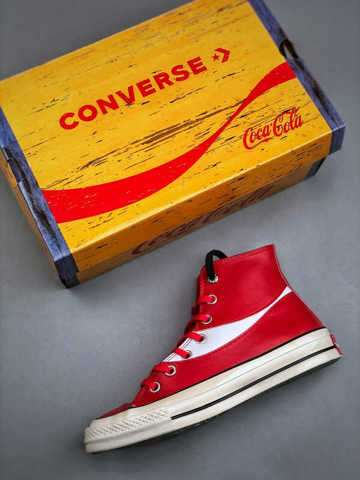 Converse Coca Cola Red White - Коллаборация с Coca Cola Розничная торговля Обувь кроссовки