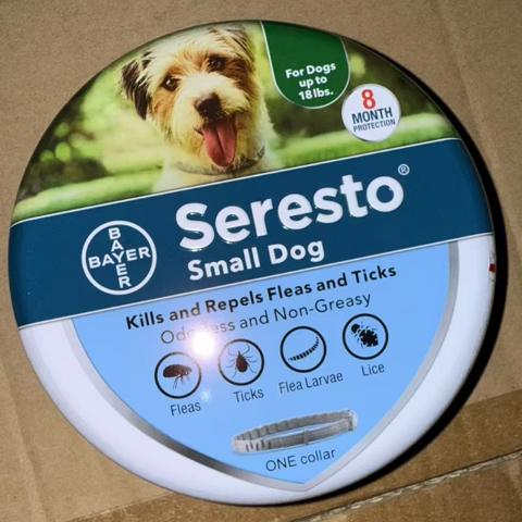 Ошейник от блох и клещей Serestos для домашних животных, Большой, 70 см, Синяя этикетка