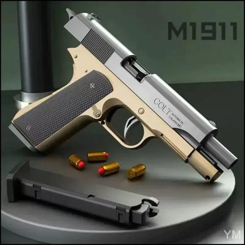 Автоматический страйкбольный пистолет Desert Eagle с автовыбросом гильз затворной задержкой подарок для мальчиков тактический пневматический пистолет 2026