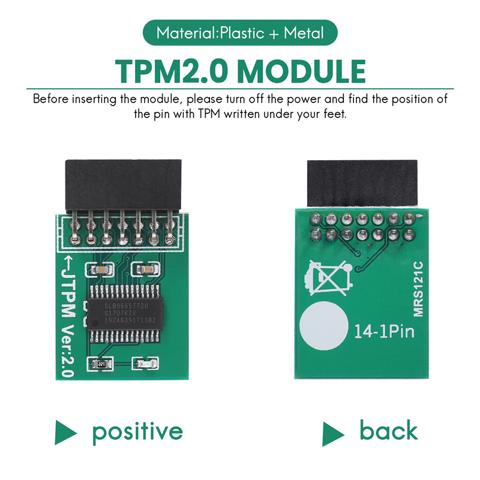 Модуль безопасности TPM 2.0  MSI