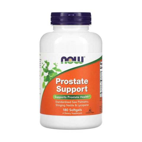 NOW Foods Prostate Support Комплекс для здоровья предстательной железы 180 мягких капсул