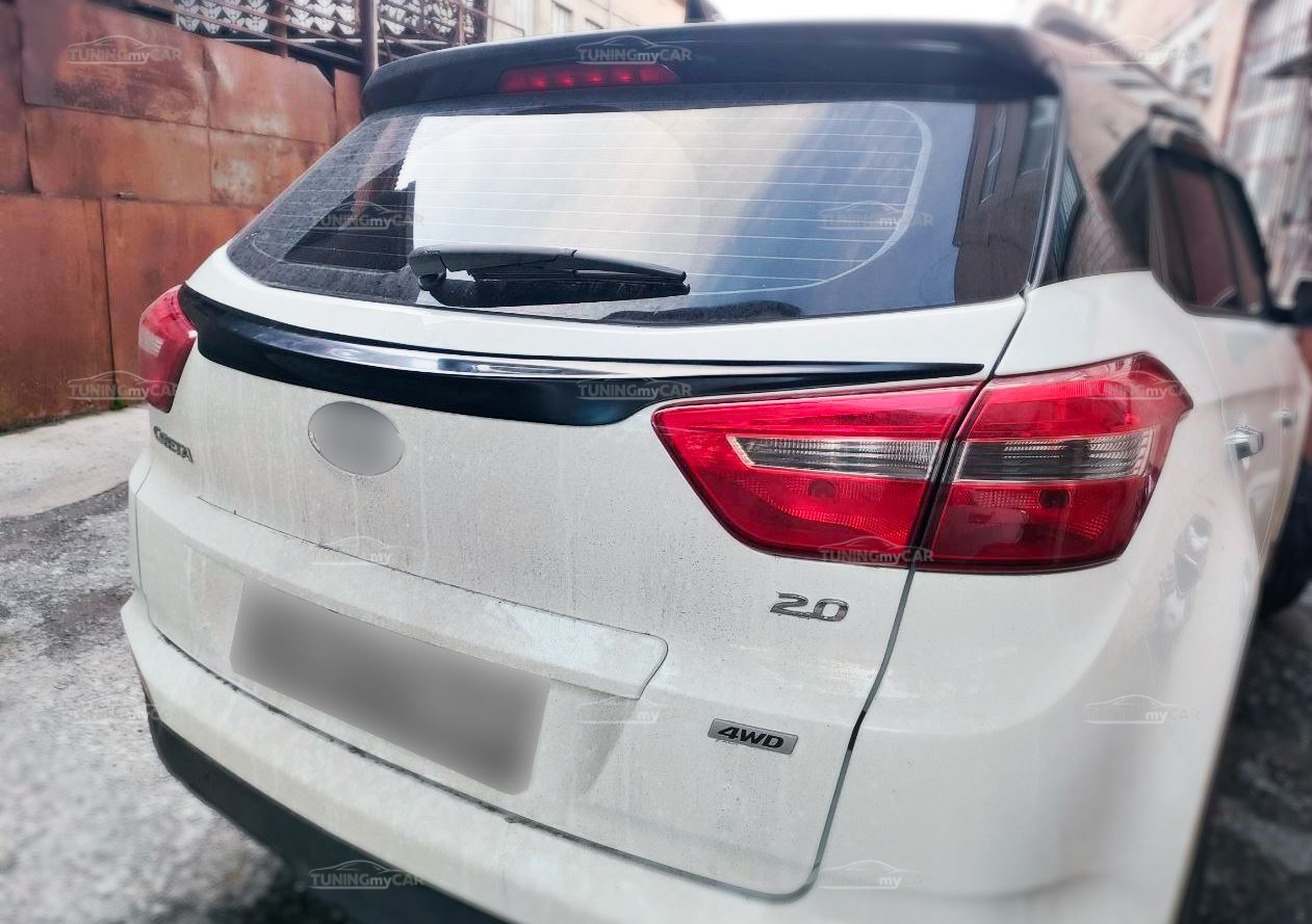 

Спойлер крышки багажника для автомобиля Hyundai Creta I 2016-2019 тюнинг детали экстерьера молдинги АБС пластик
