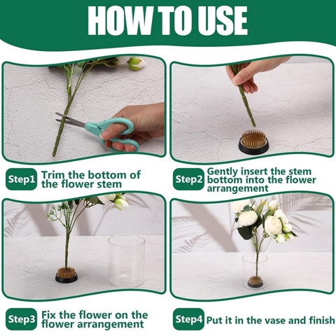 8 Шт. Круглый латунный Держатель для цветов, Металлические цветочные лягушки, Японская ваза Икебана, Цветочные Лягушки, аранжировщик цветов (1,34 дюйма)