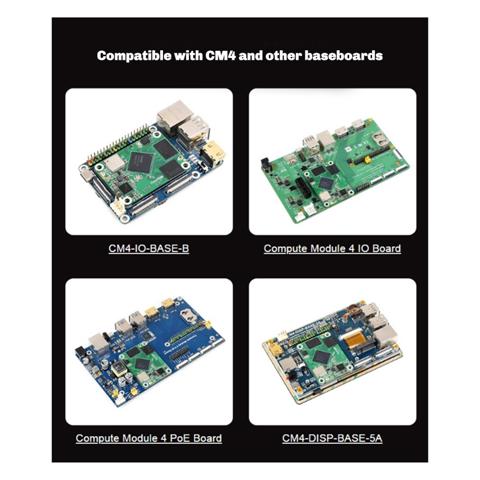 Модуль Core3566, четырехъядерный процессор Rockchip RK3566, для Raspberry Pi CM4, 2 ГБ+ 32 ГБ Emmc