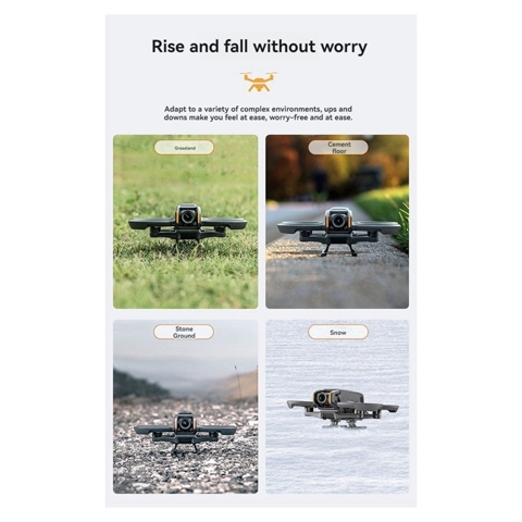 Шасси STARTRC для DJI Avata 2 С увеличенным на 22 мм дорожным просветом Безопасная посадка, предотвращающая падение и повреждения при ударе