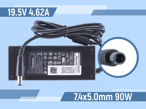 Блок питания для Dell Inspiron 15-1526 19.5V 4.62A 7.4x5.0mm 90W