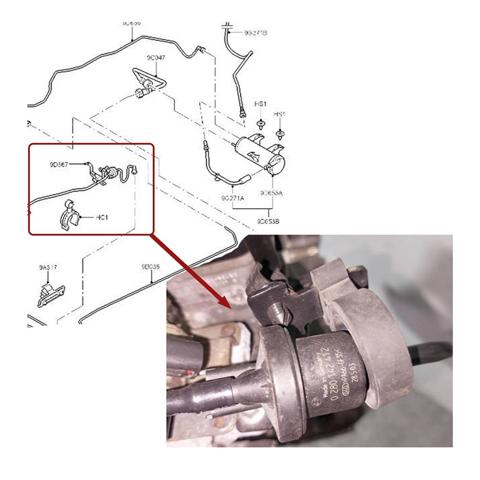 0280142412 Новый электромагнитный вакуумный клапан для Ford Focus C-MAX MK3 (DYB) Volvo V50 C30 S40 Mazda 5 3 I 9BV000007AA 3M519D289
