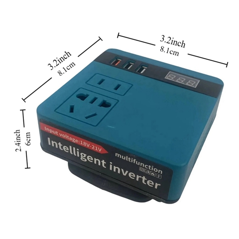 Инвертор Источника питания для литиевой батареи Makita, 220 В переменного тока/5 В постоянного тока/20 В для работы на Открытом Воздухе