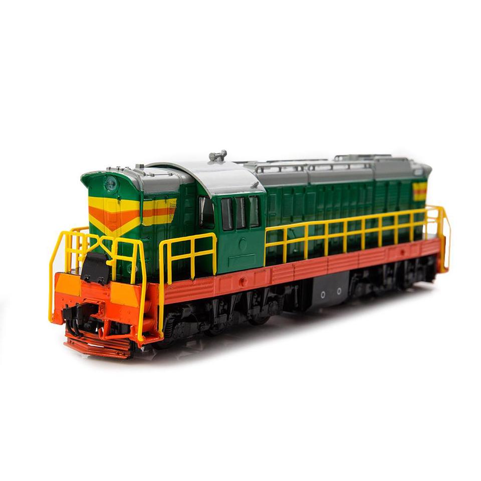 Коллекционная модель тепловоза ЧМЭ3 TRAIN 1:87 зеленый | AliExpress