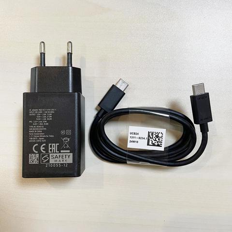 XQZ-UC1 30W PD Быстрое зарядное устройство UCB24 Кабель с двумя разъемами Type-C для Sony Xperia 1 IV Xperia 5 IV Xperia PRO-I