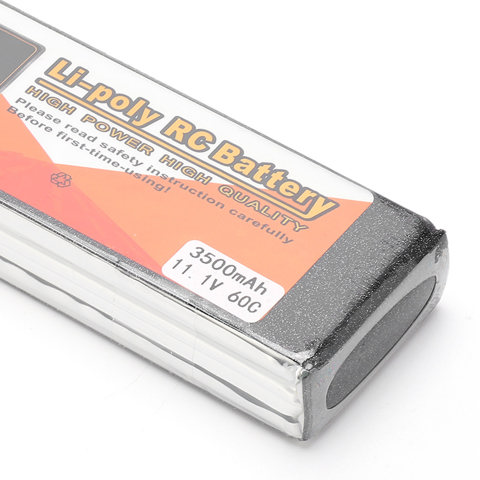 11,1 В 3500 мАч 3 S 60C Lipo Аккумуляторная батарея с разъемом XT60 RC Аккумулятор для радиоуправляемого автомобиля Лодки самолета Дронов