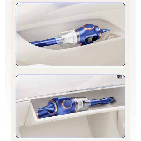 Беспроводной Автомобильный пылесос Ручной Автомобильный Бытовой пылесос для уборки автомобилей Blue A