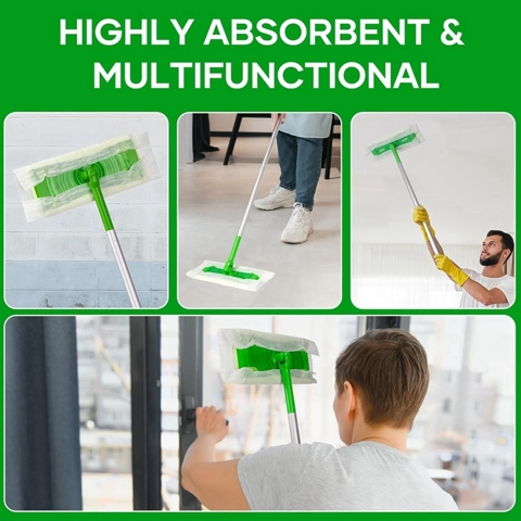 100 Шт Сухих подметальных салфеток для швабры Swiffer Sweeper, Наполнители для сухой швабры Swiffer Dry Sweeper, Для мытья полов
