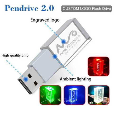 10 Шт. КристалличесКих Свадебных Подарков USB-флешки 2.0 128 3D Лазерная Гравировка Логотипа 64 32 ГБ Подарок Для