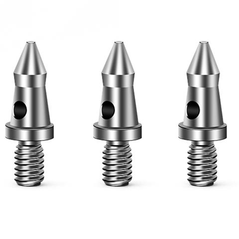 3шт Универсальный Набор шипов для ножек штатива с резьбой 1/4 дюйма Ножки-моноподы для штатива из нержавеющей стали, запасные части для ножек