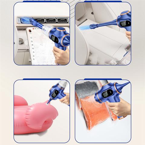 Беспроводной Автомобильный пылесос Ручной Автомобильный Бытовой пылесос для уборки автомобилей Blue A