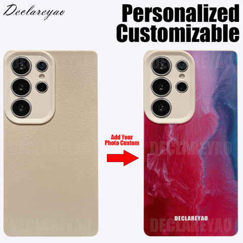 Personalized DIY Name Photo Custom Leather Case For OPPO A15 A16 A16K A17 A2 Pro A31 A37 A38 A3 A3X A5 A53 A54 A55 A5 A57 Cover