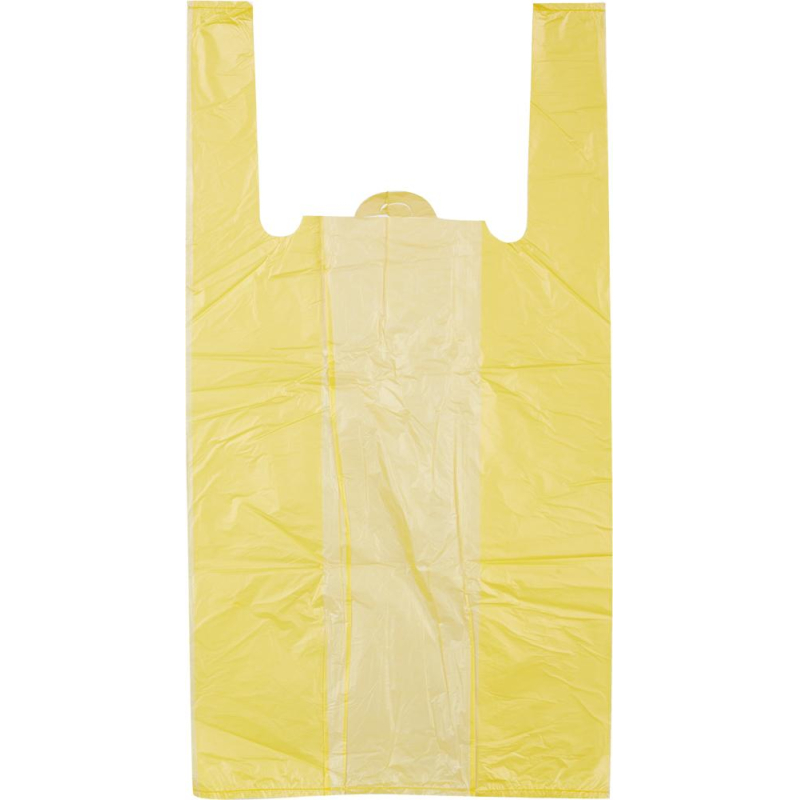 

Пакет-майка ПНД 30+14x57 см, 18 мкм, 200 шт/уп, желтый 1826153