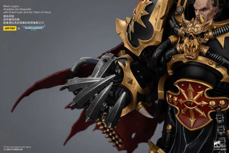 JOYTOY Warhammer 40K Черный Легион Abaddon The Despoiler Фигурка
