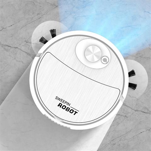 USB-подметальный робот-пылесос для уборки 3 в 1 Smart Wireless Drag Cleaning для подметания пола для домашнего офиса-C