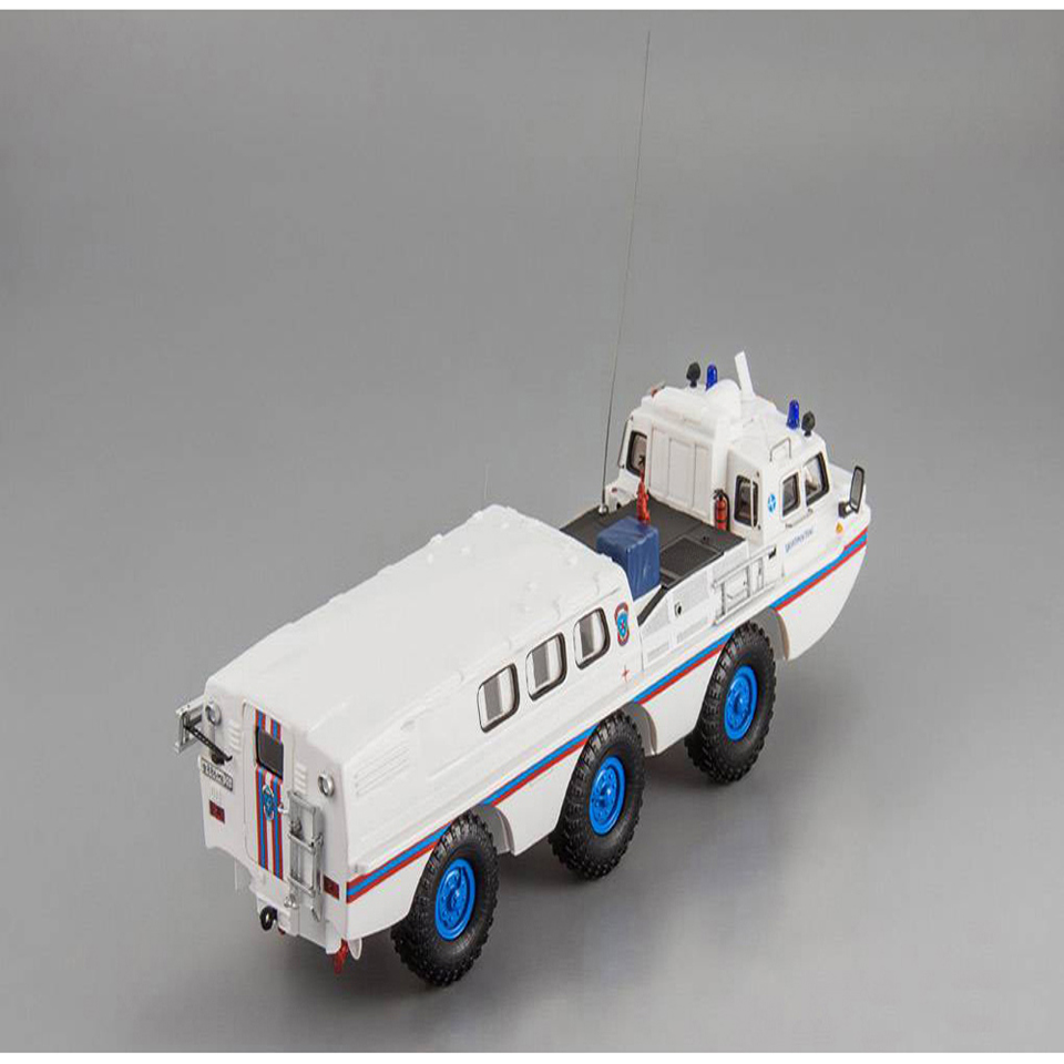 ZIL 49061 MES BLUE BIRD (USSR RUSSIA CAR) WHITE | ЗИЛ 49061 МЧС