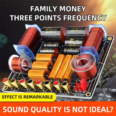 Трехполосный Профессиональный динамик мощностью 450 Вт, разветвитель высокой мощности, 750 Гц / 5000 Гц, Сценический Домашний кинотеатр, 3-модульный Аудио-кроссовер, прочный фильтр