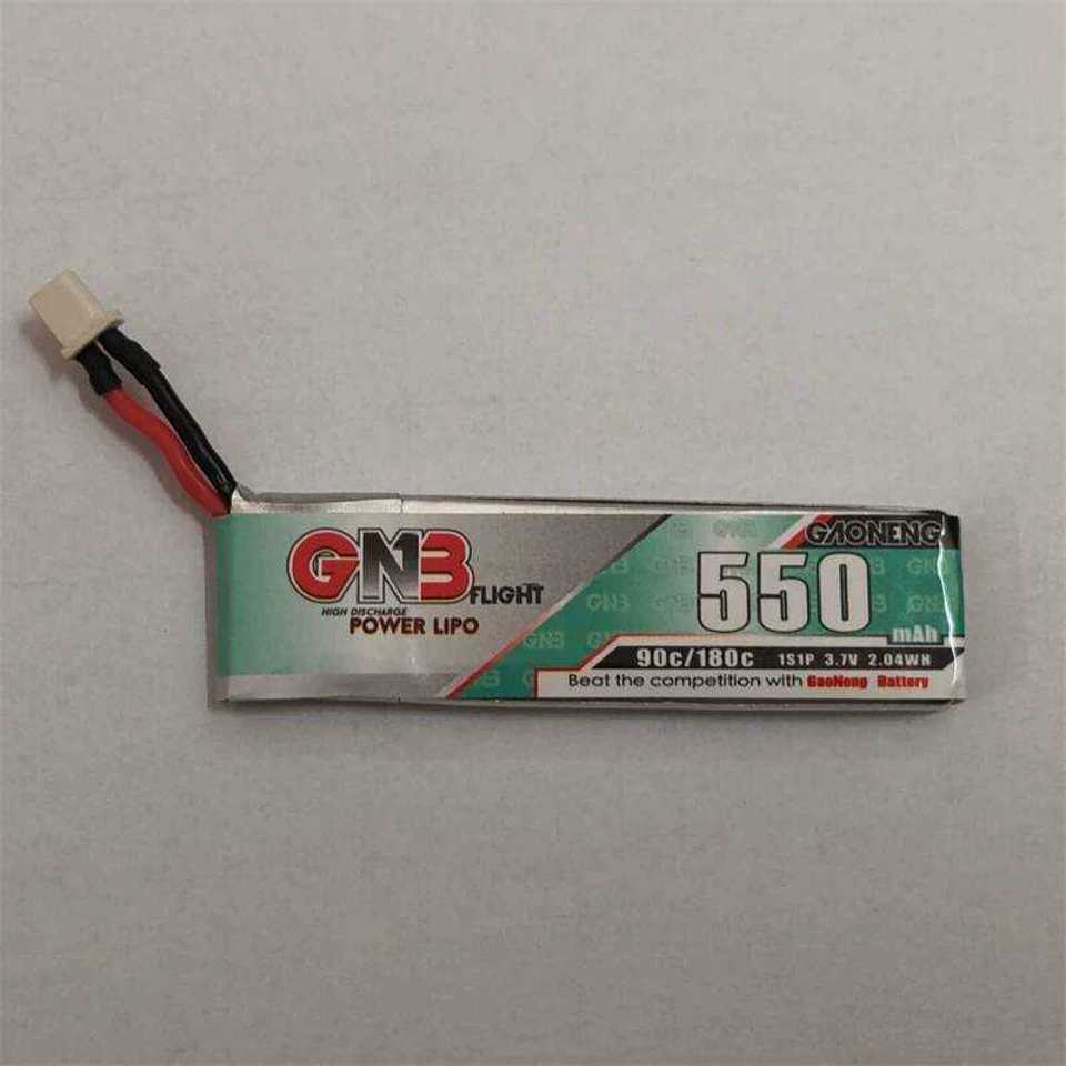 Gaoneng GNB 1S 3.7V 550mAh 90C LiPo wire BT2.0 Gaoneng GNB 1S 3.7V 550mAh 90C LiPo wire BT2.0