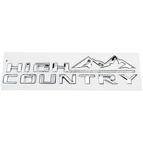заднюю Наклейка с логотипом дверь на HIGH COUNTRY для Chevrolet Silverado