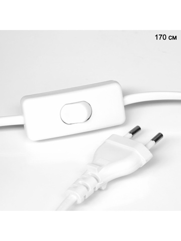 Светильник настольный 'Калла' 1x10 Вт Е27 провод 1.7 м 20x20x25 см