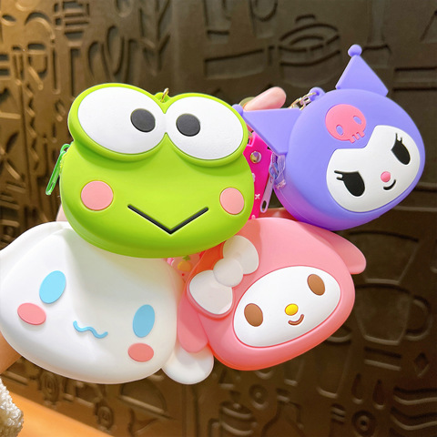 Cartoon coin purse Карманный Силиконовый КошелеК С МультяшныМ Принтом Маленький Подарок Пары ОптОвая Продажа Мини-кошелек Детей 