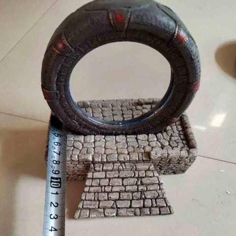 Украшение Звездных врат из светящейся смолы – идеальное решение для любителей научно-фантастических фильмов