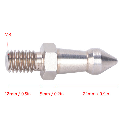 Прецизионные шипы для ножек штатива с резьбой M8 - Прочные и простые в сборке