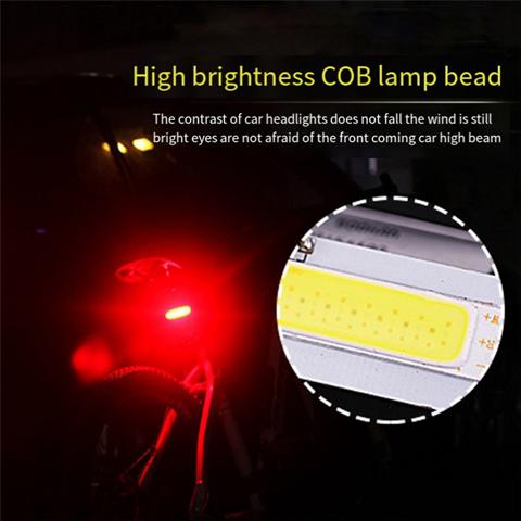 Водонепроницаемый Велосипедный фонарь LED Предупреждающий Задний фонарь велосипеда IPX6 Водонепроницаемый для шлема 1 штука