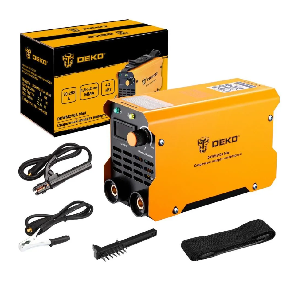 

Сварочный аппарат инверторный 250A DKWM250A Compact