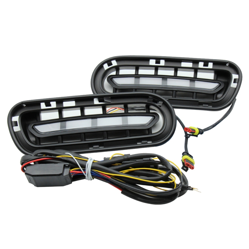 

Автомобильные дневные ходовые огни DRL, противотуманные фары переднего бампера, Две функции для Kia Stinger 2018-2022