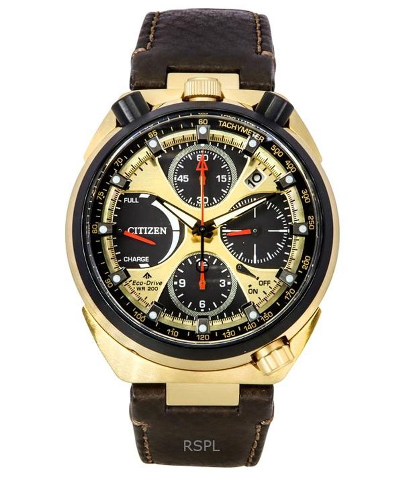 Gold Promaster Citizen Promaster Tsuno Chronograph Limited Edition Gold And Black Dial ...
