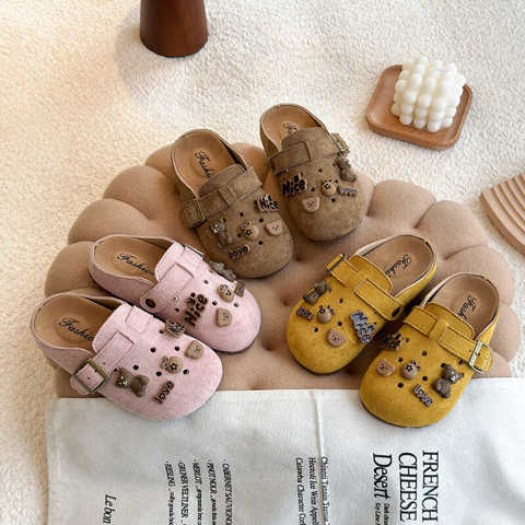Детские закрытые перфорированные полусандалии Birkenstock 2025 Лето Новые д