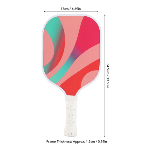 2 Шт. ракетки для пиклбола с поверхностью из стекловолокна, ПВХ-каркас, искусственная ручка, дышащие легкие ракетки для пиклбола для детей