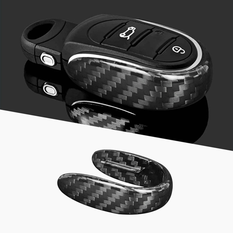 Корпус брелока из углеродного волокна для Mini Cooper 3-го поколения F55 F56 F57 F54 F60 Smart Key Case Декоративная рамка