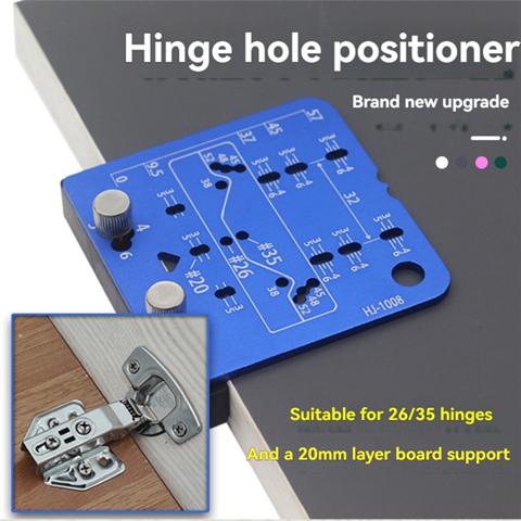 Приспособление для крепления фурнитуры шкафа Приспособление для крепления дверной петли шкафа Инструмент для разметки шаблона скрытой петли для петель диаметром 26/35 мм