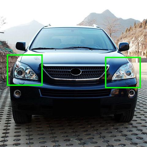 1 Пара автомобильных фар Крышка объектива Головного света Абажур корпуса Объектива Абажур для Lexus RX RX300 2003-2008