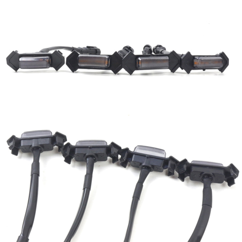 Комплект светодиодных фонарей для решетки радиатора Дневные ходовые огни автомобиля Аксессуары для модификации автомобилей