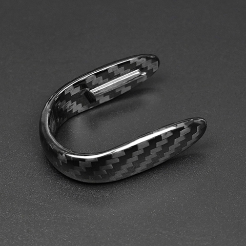 Корпус брелока из углеродного волокна для Mini Cooper 3-го поколения F55 F56 F57 F54 F60 Smart Key Case Декоративная рамка