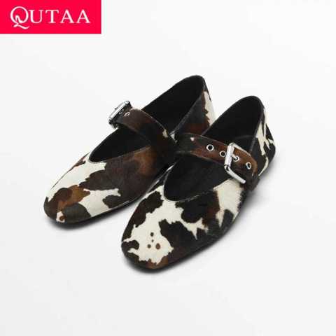 Женские Туфли Лодочки QUTAA Из НатуральНой Кожи